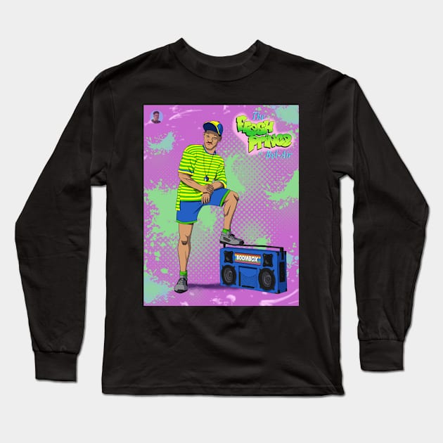 Fresh Prince Long Sleeve T-Shirt by TreTre_Art